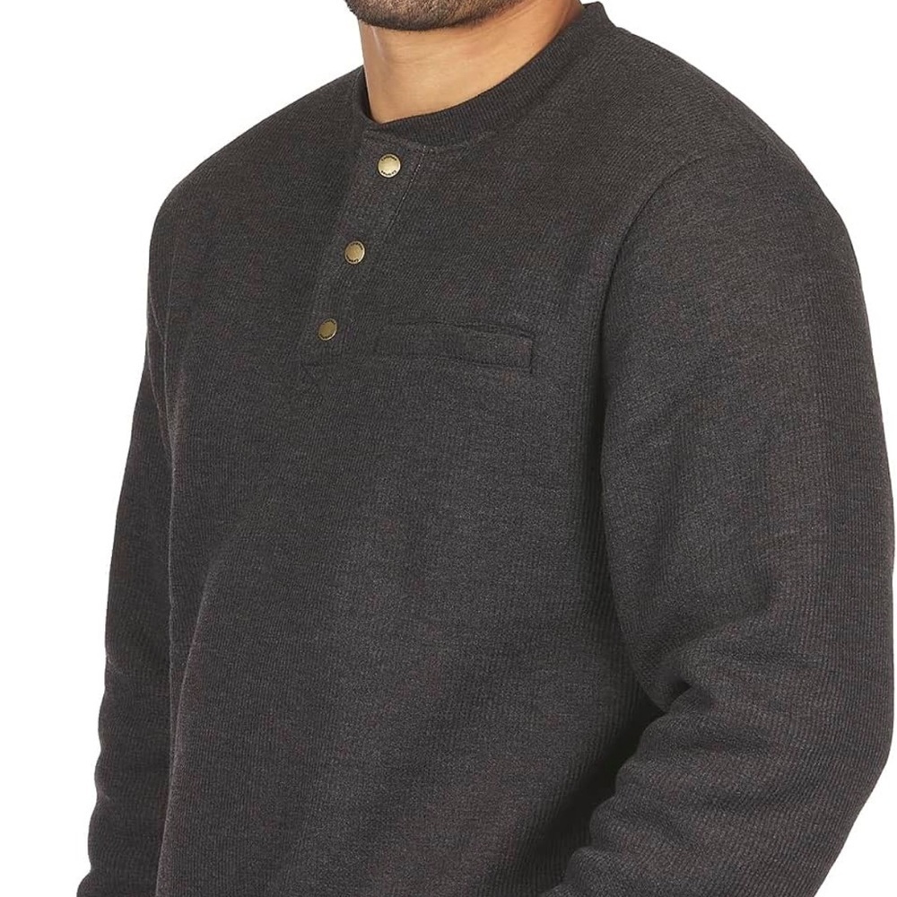Coleman Long-Sleeve Sherpa Lined Waffle - Picture 3 of 6